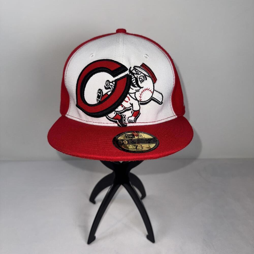 New Era 59fifty Cincinnati Reds Fitted 7 1/2 - Picture 1 of 6